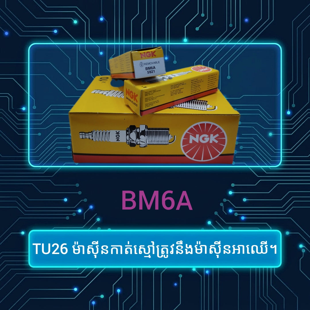 NGK BM6A spark plug packaging